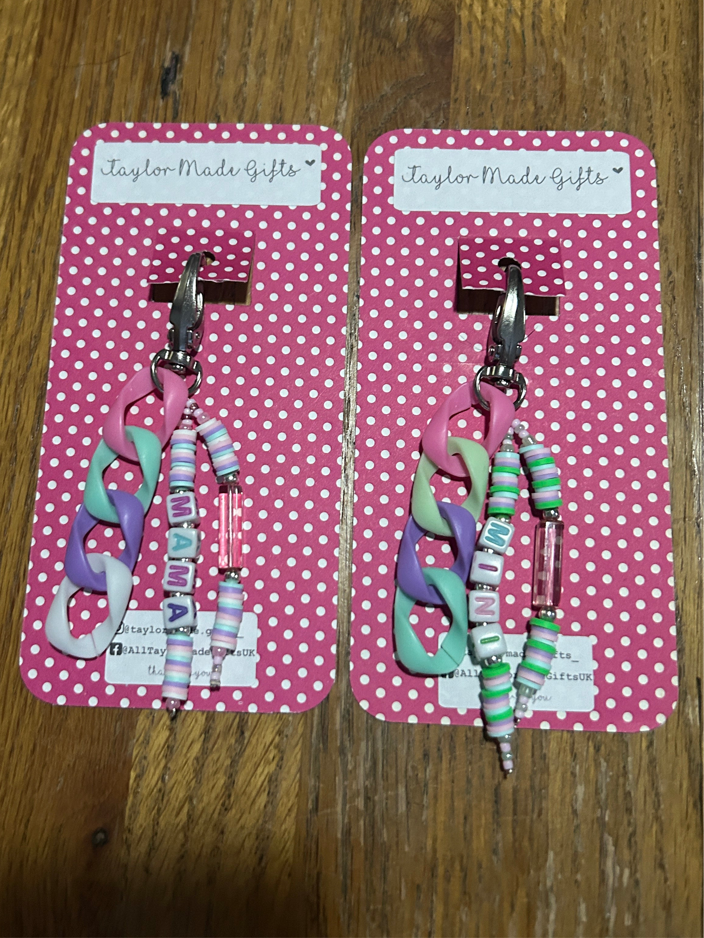 Mama and Mini Keyring/Bag Charms