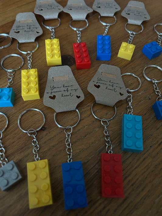 A Piece of My Heart – Block Keyring